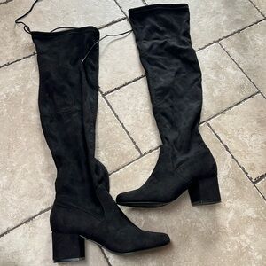 Suede Over the Knee High Boots
